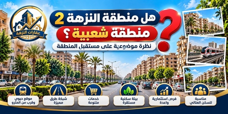 هل منطقة النزهة 2 منطقة شعبية؟ نظرة موضوعية على مستقبل المنطقة