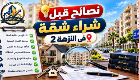 مستشارك العقاري في النزهة 2: نصائح هامة تفصلك عن الاختيار الصحيح